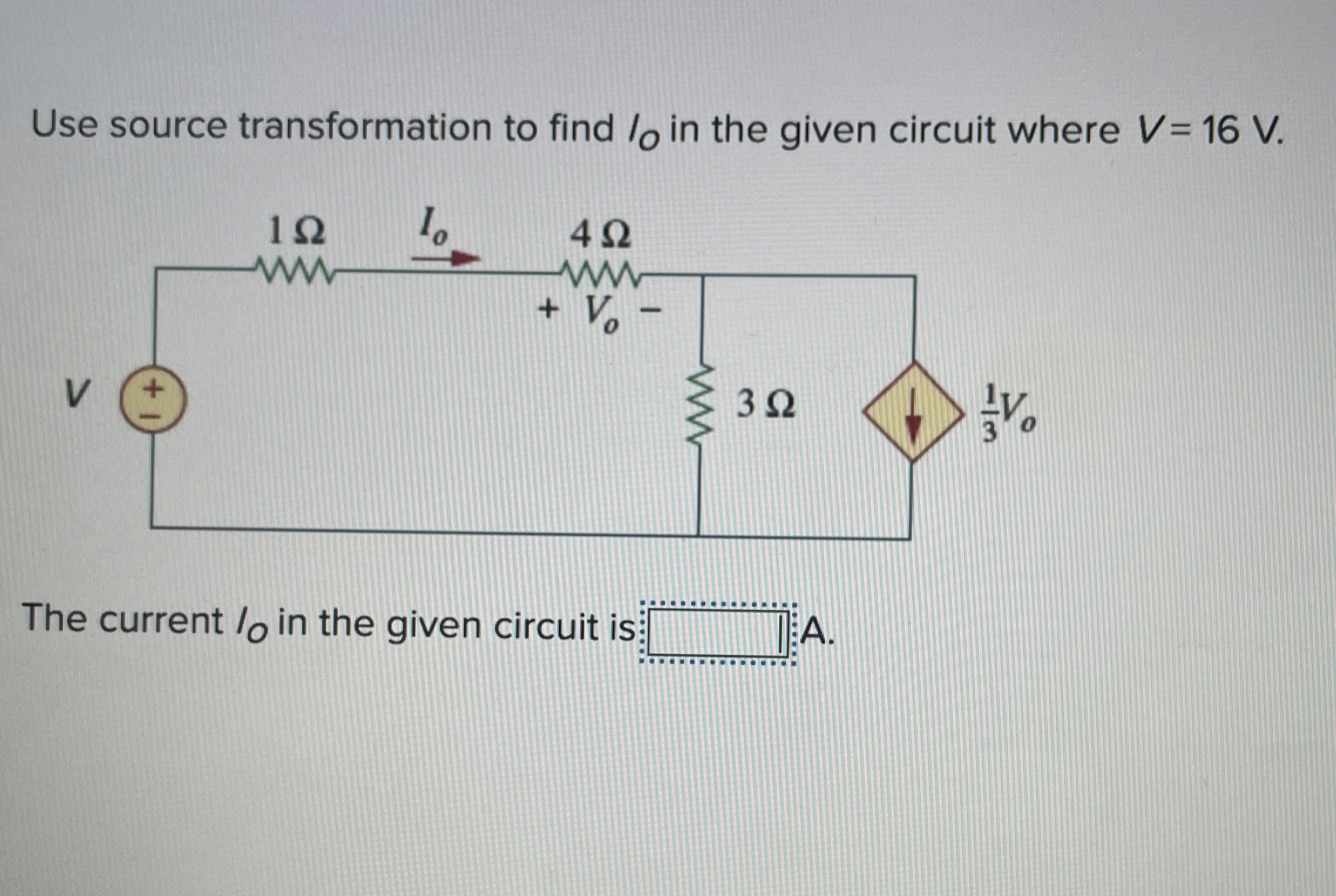 Use source transformation to find I O in the