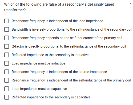Which of the following are false of a ( secondary
