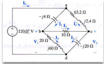 Determine la corriente I 0 e I 3