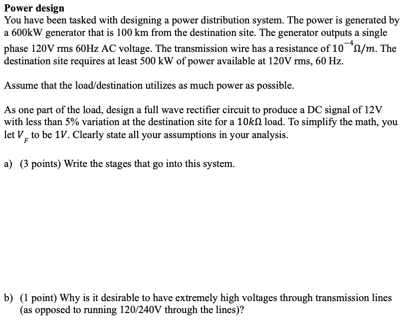 b ) ( 1 point ) Why is it desirable to have