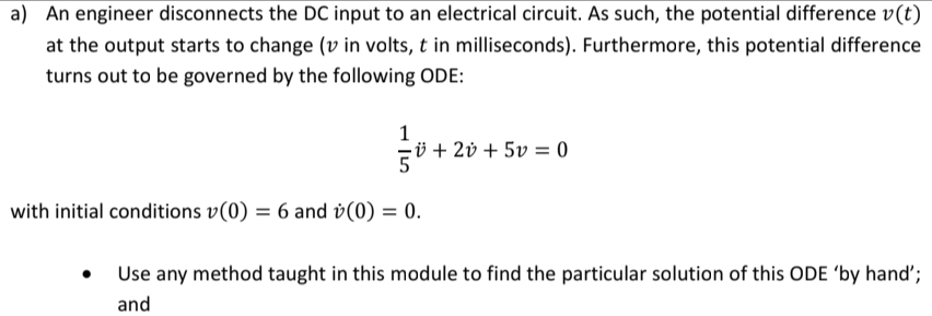 a ) An engineer disconnects the DC input to an