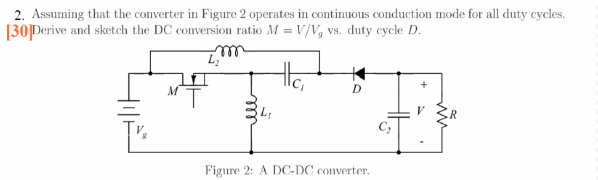 Assuming that the converter in Figure 2 operates