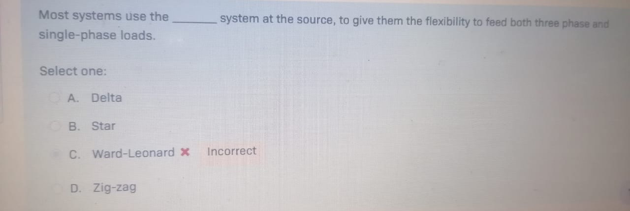 Most systems use the single - phase loads. system