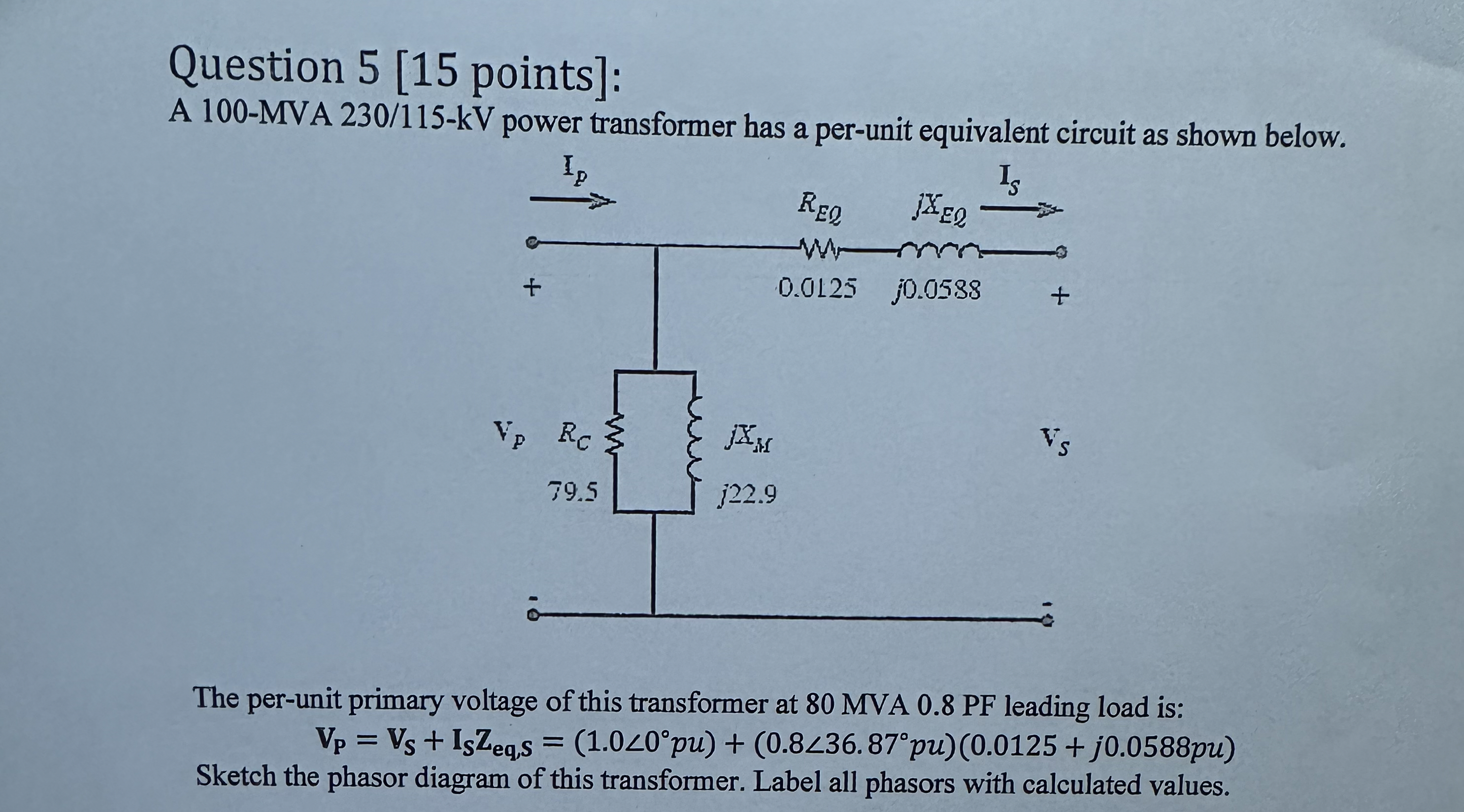Question 5 [ 1 5 points ] : A 1 0 0 - MVA 2 3 0 /