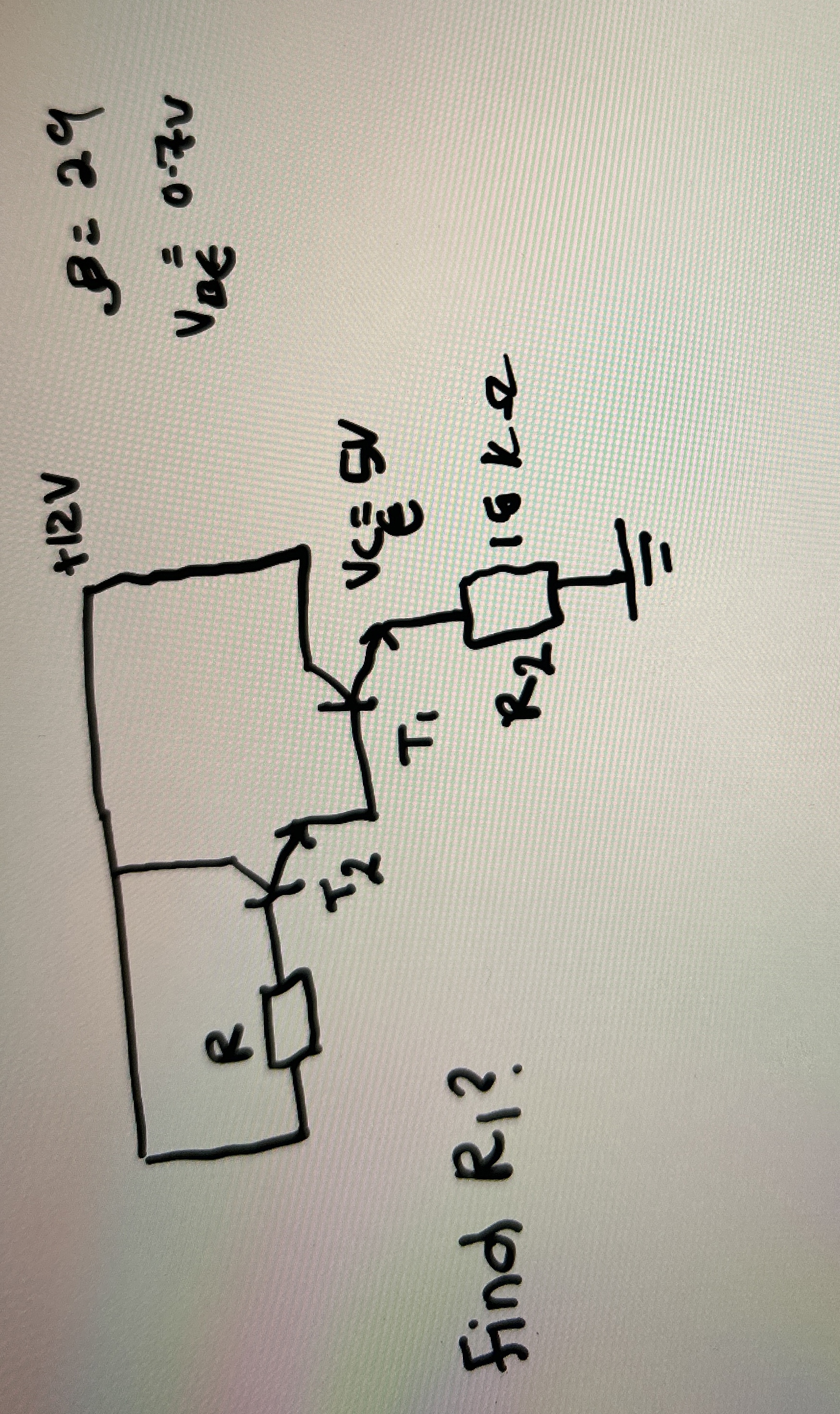 Find R 1 ? R , { = 2 9 v D i n = 0 . 7 v