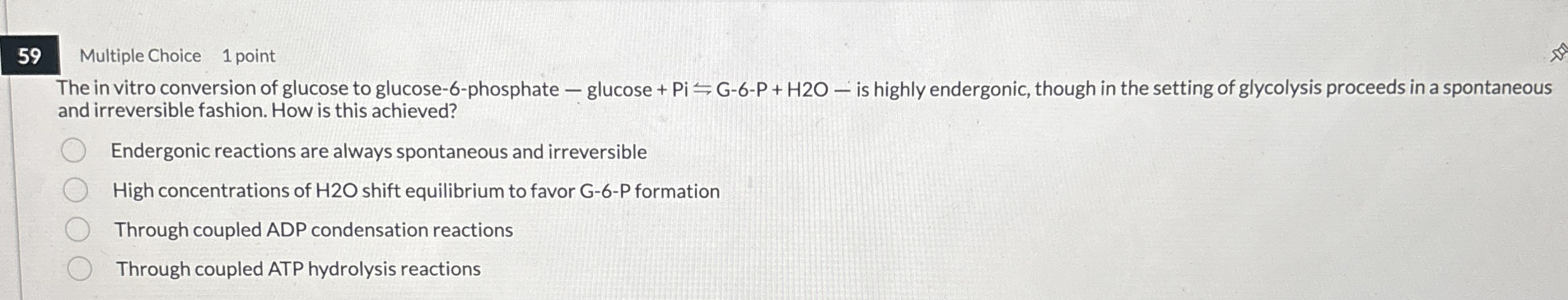 5 9 Multiple Choice 1 point The in vitro