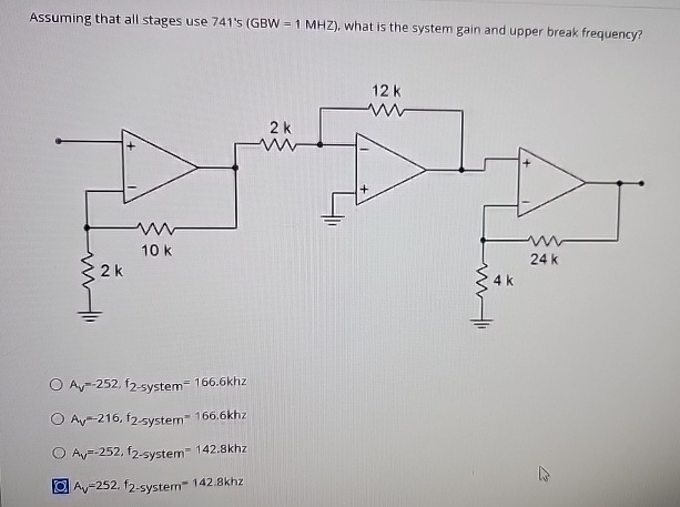 Assuming that all stages use