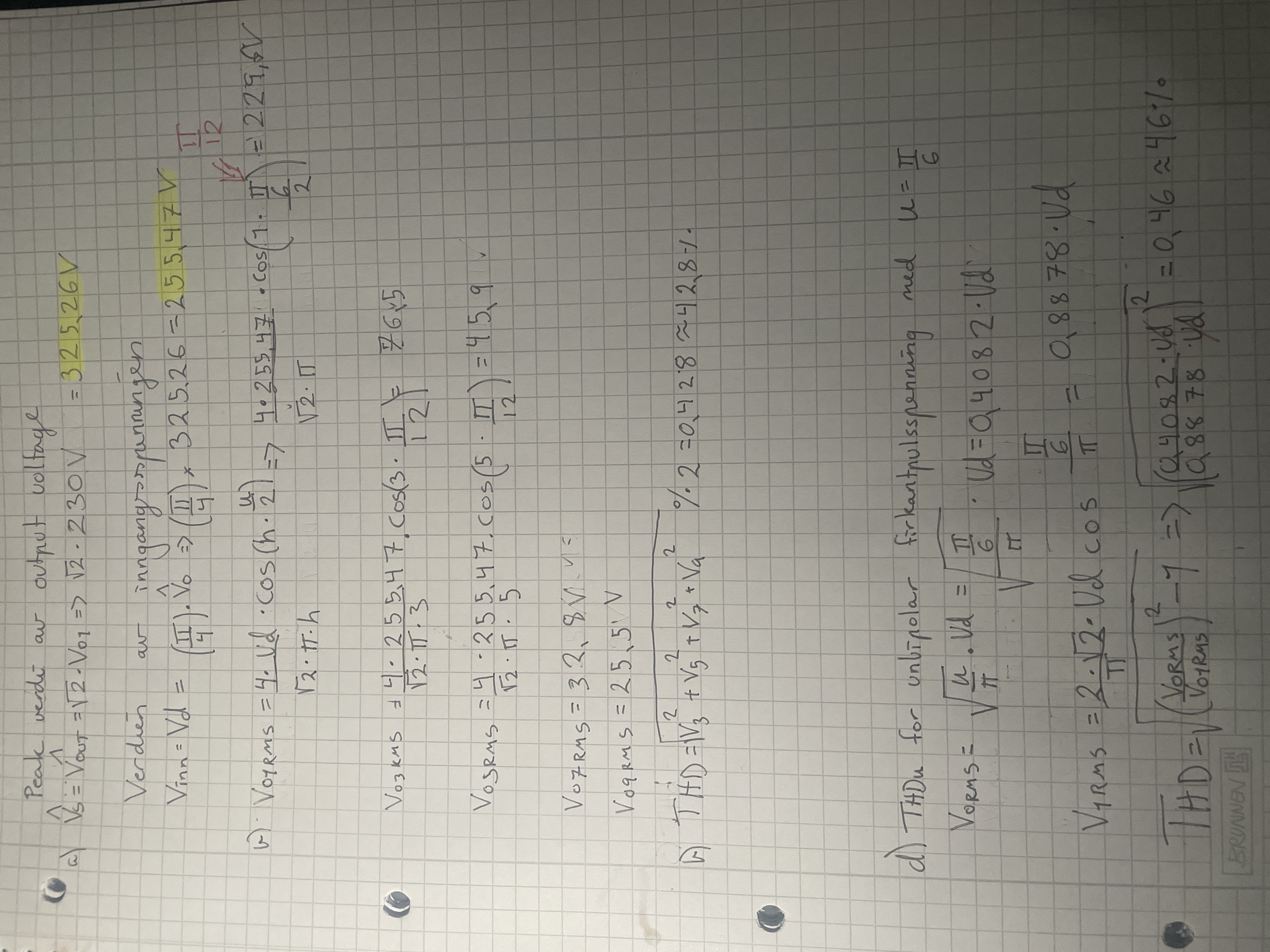 Square pusle modulation. Help with calculating