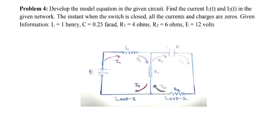 Problem 4 : Develop the model equation in the