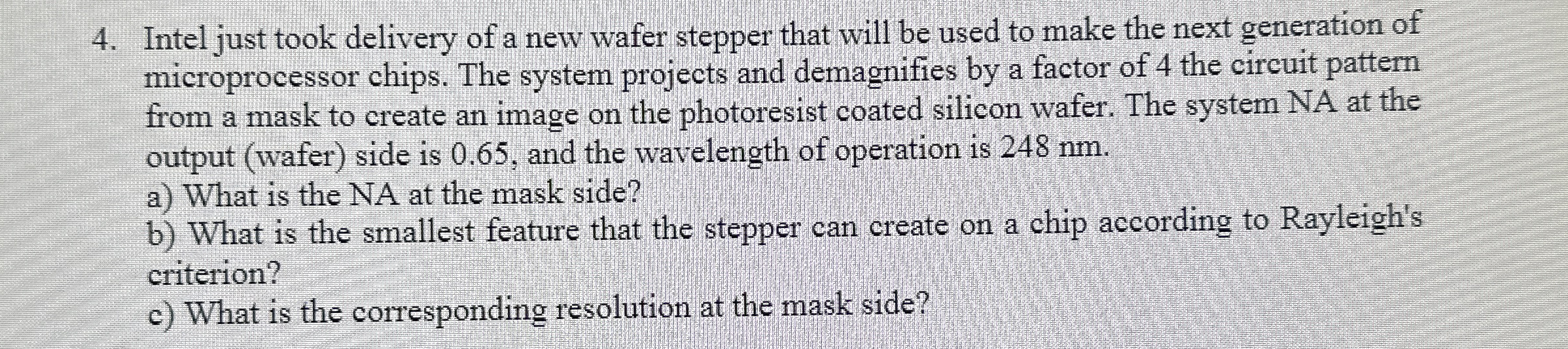 Intel just took delivery of a new wafer stepper