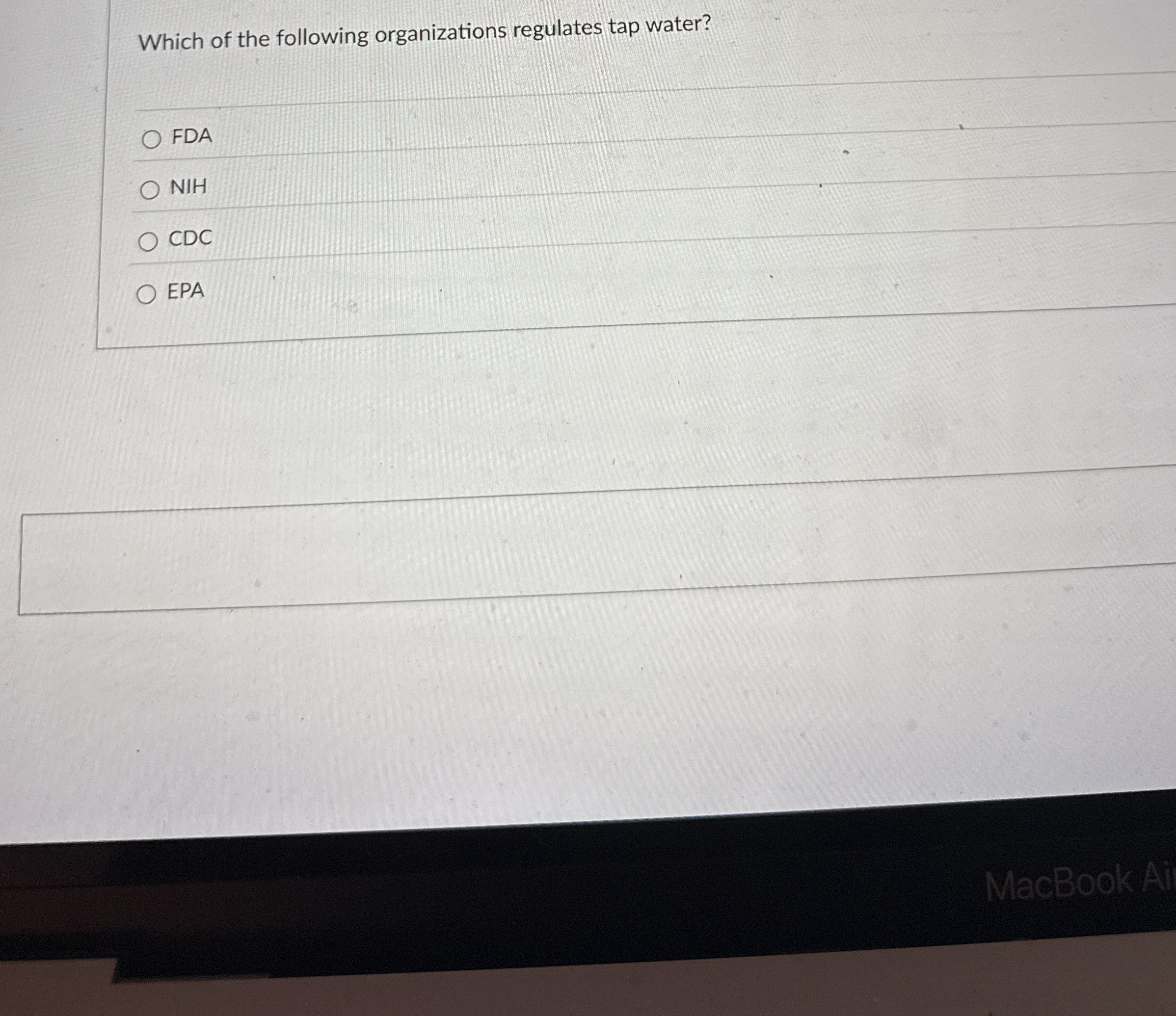 Which of the following organizations regulates