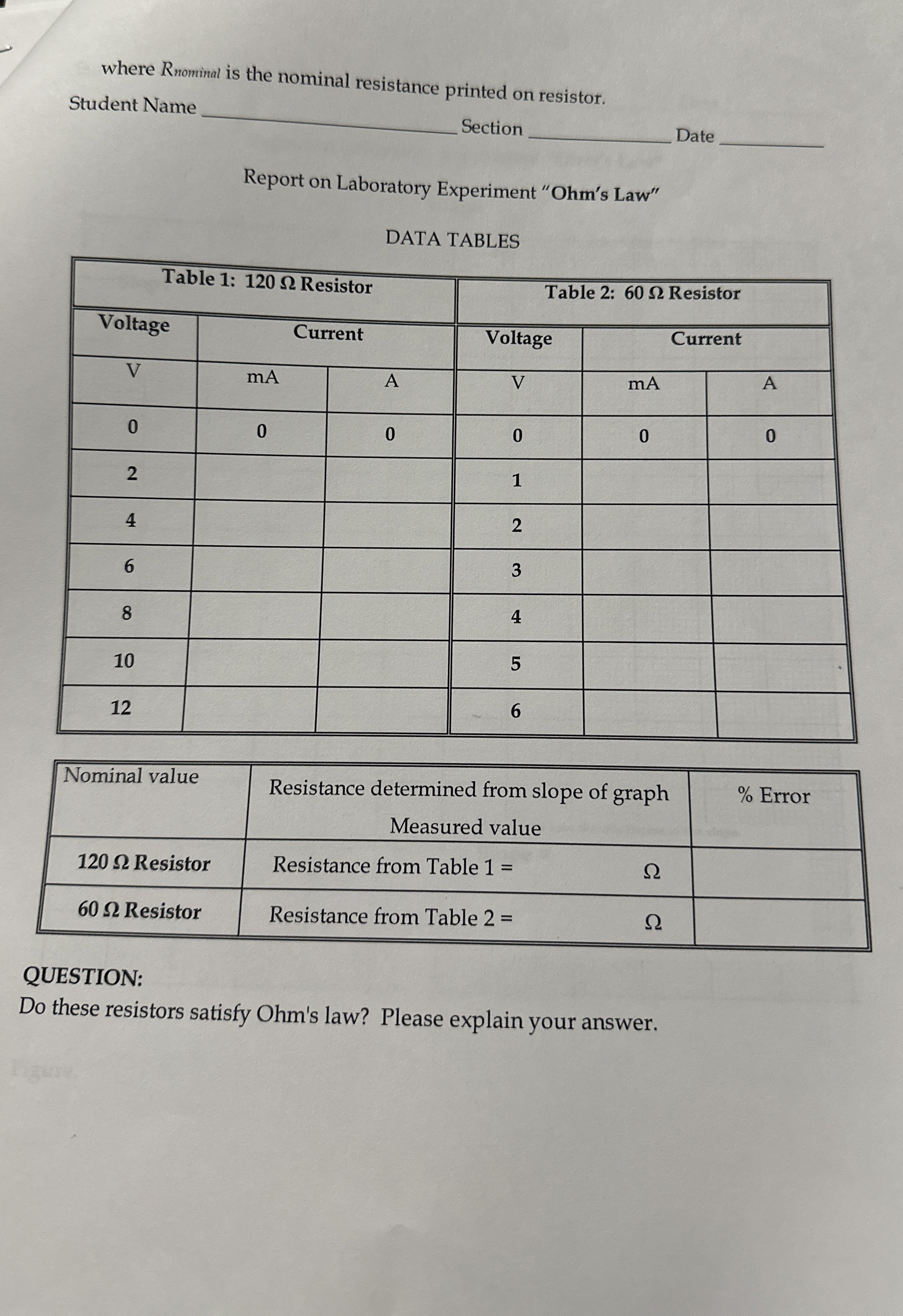 where R n o m i n a l is the nominal resistance