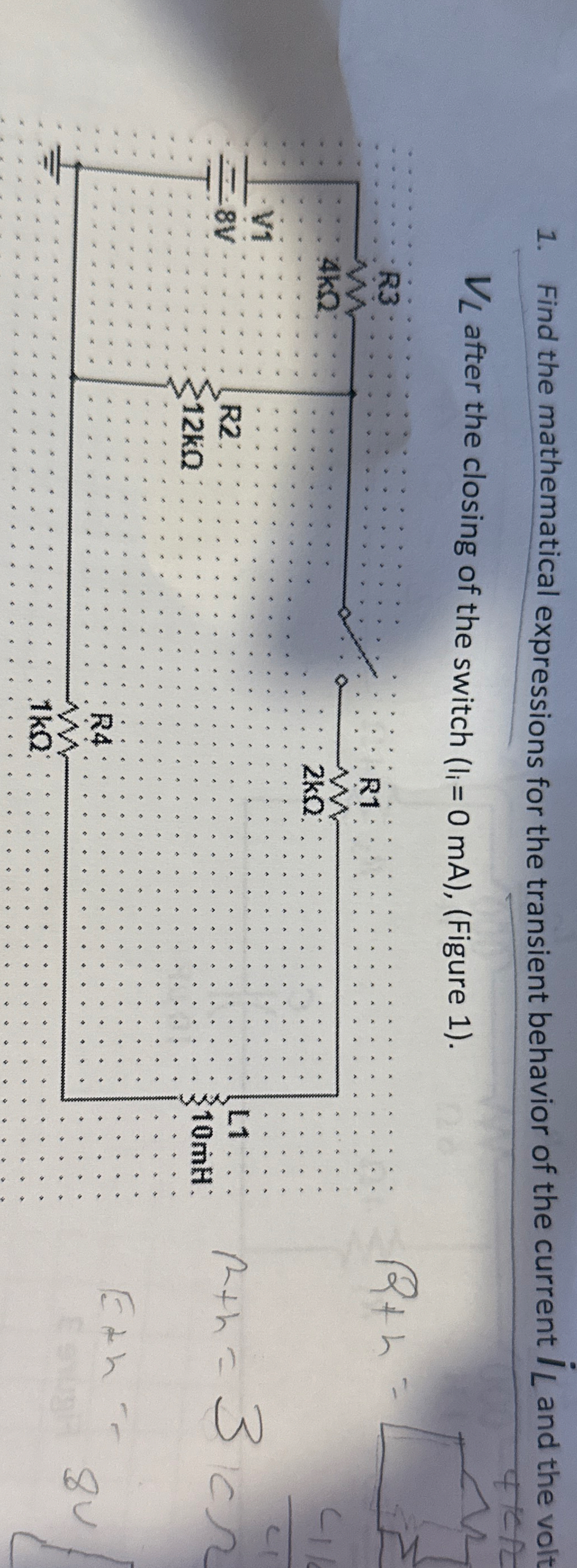 Find the mathematical expressions for the