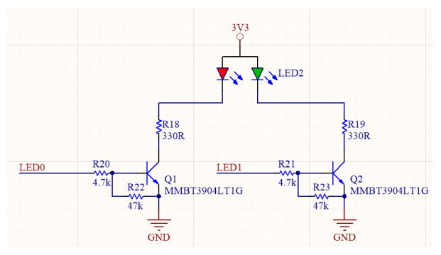 How much do the currents go through each LED in