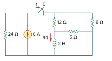 If the switch in the figure was closed for a long