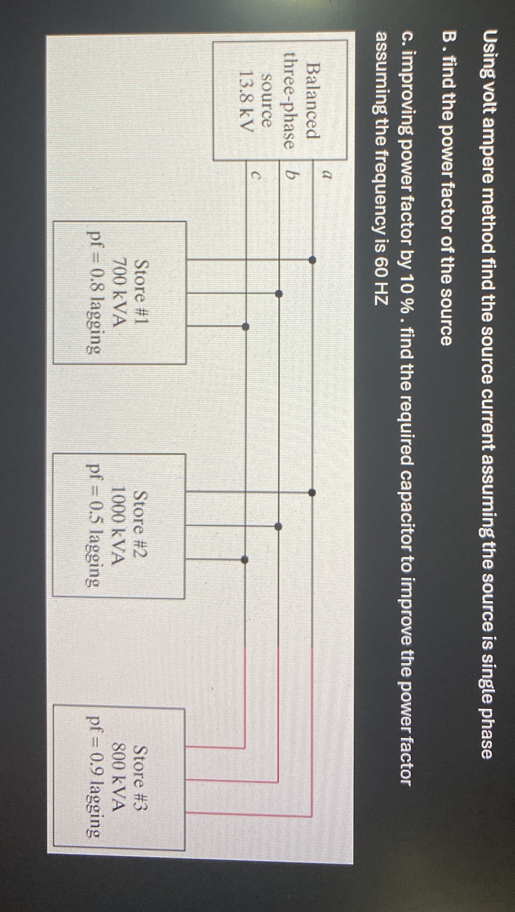 Using volt ampere method find the source current