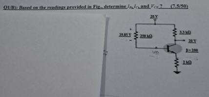 O 1 / B ) : Based on the readings provided in