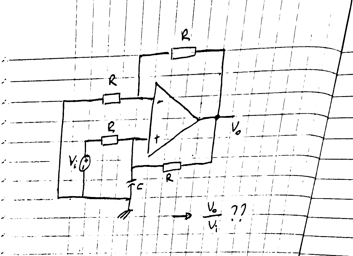 Opamp: transfert function