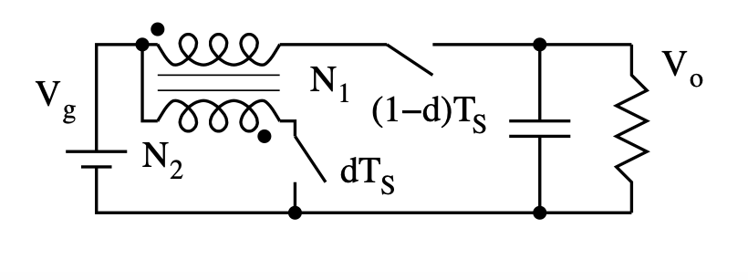 Find voltage conversion ratio