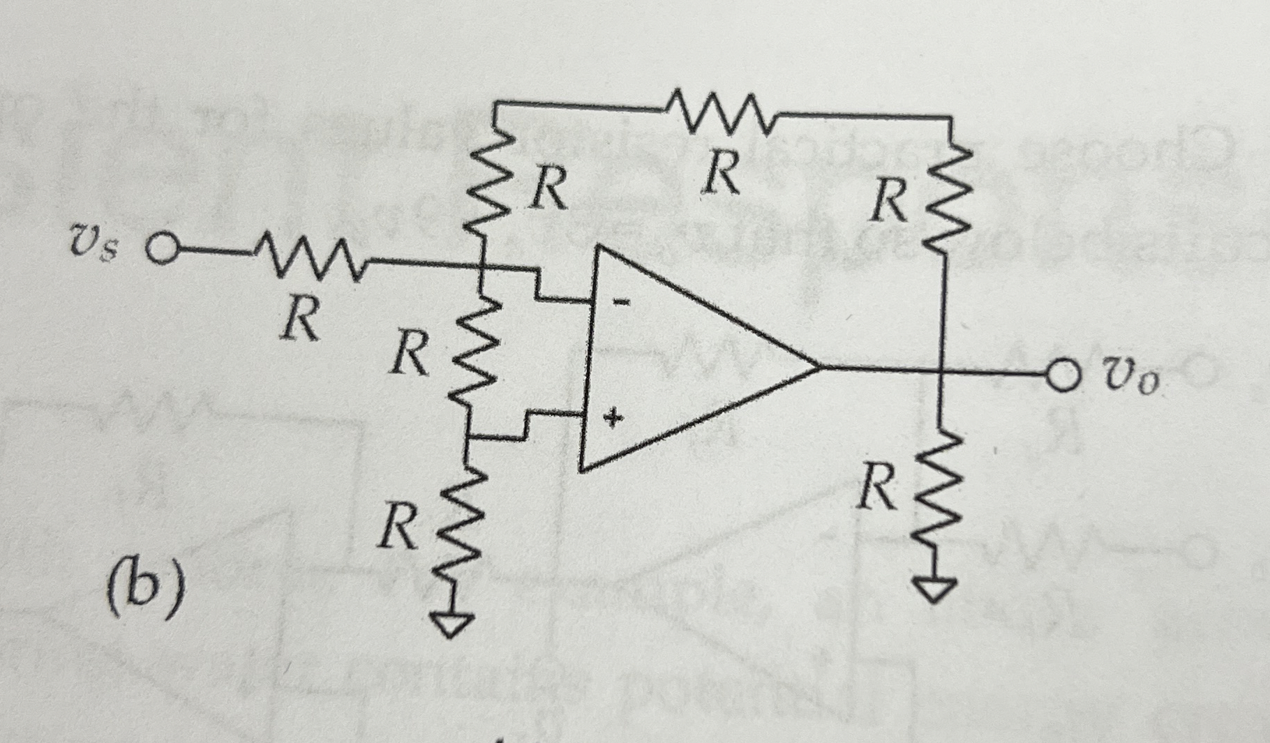 4 . 3 Find the gain G = v o v s for each of the