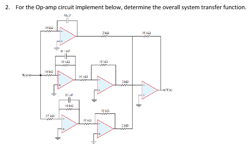 2 . For the Op - amp circuit implement below,