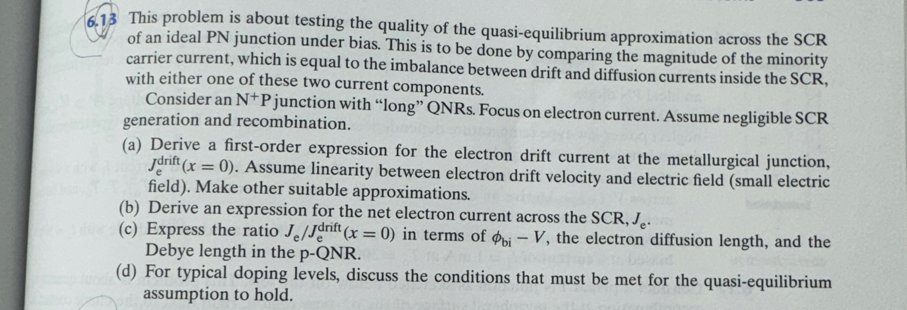 6 . 1 3 This problem is about testing the quality