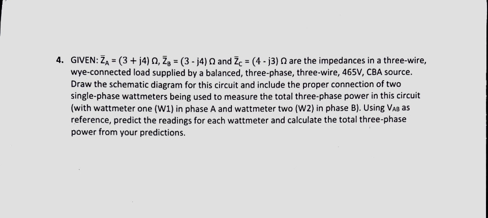 GIVEN: ? b a r ( Z ) A = ( 3 + j 4 ) , b a r ( Z