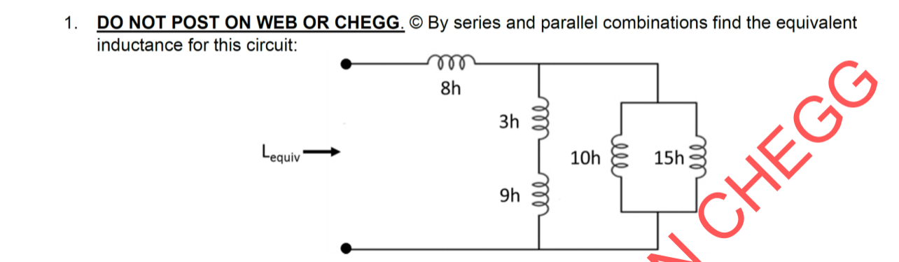 DO NOT POST ON WEB OR CHEGG. By series and