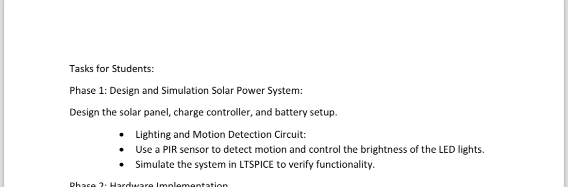 Design Project EEG 3 3 1 Solar - Powered Smart
