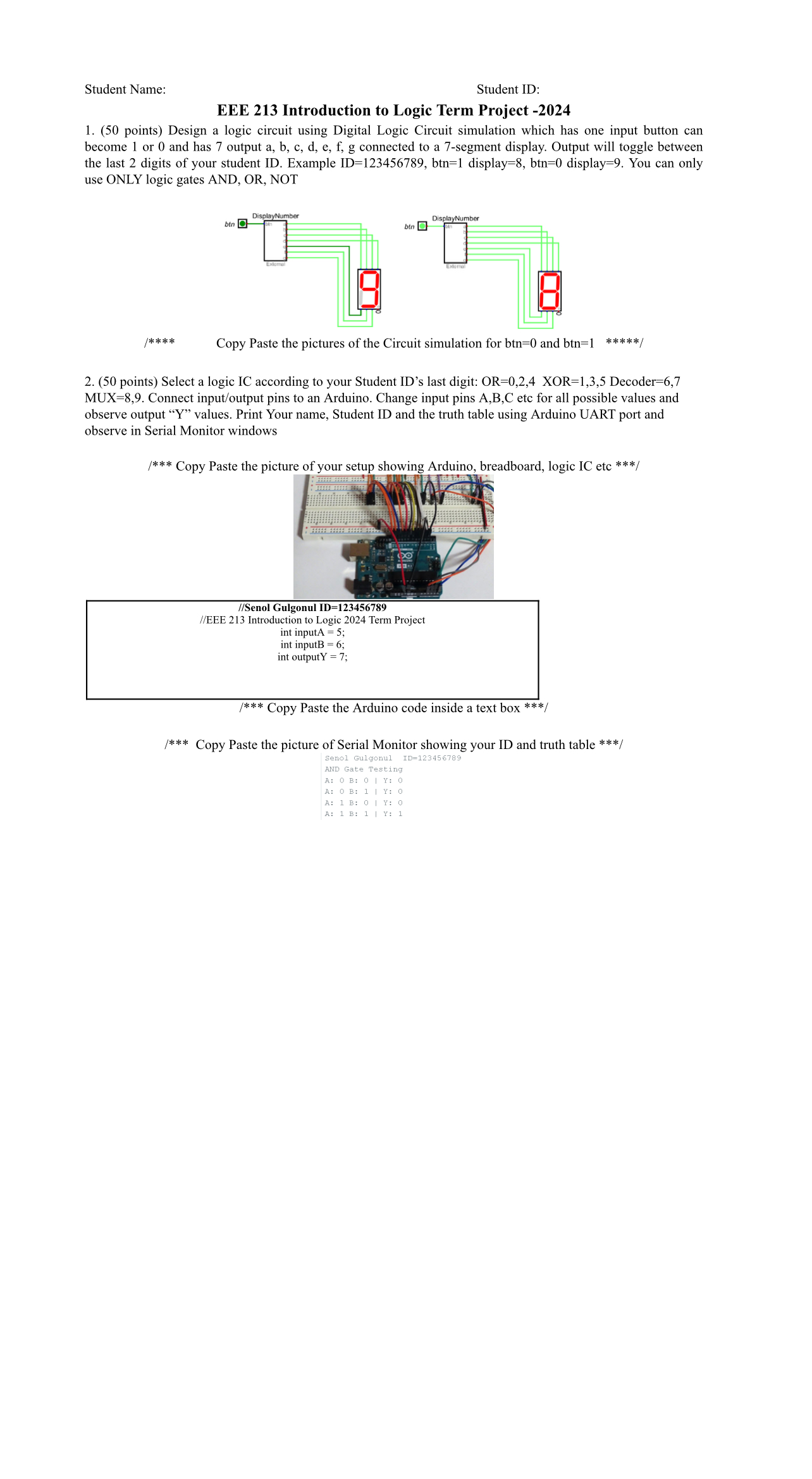 Student Name: Kudakwashe Murombo Student ID: 2 3