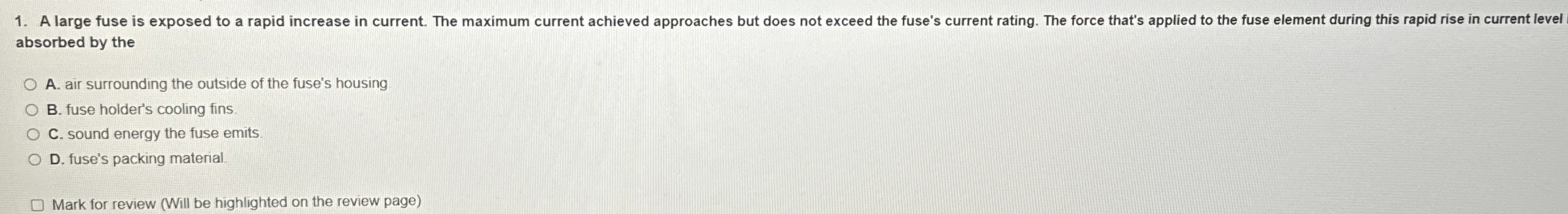 absorbed by the A . air surrounding the outside