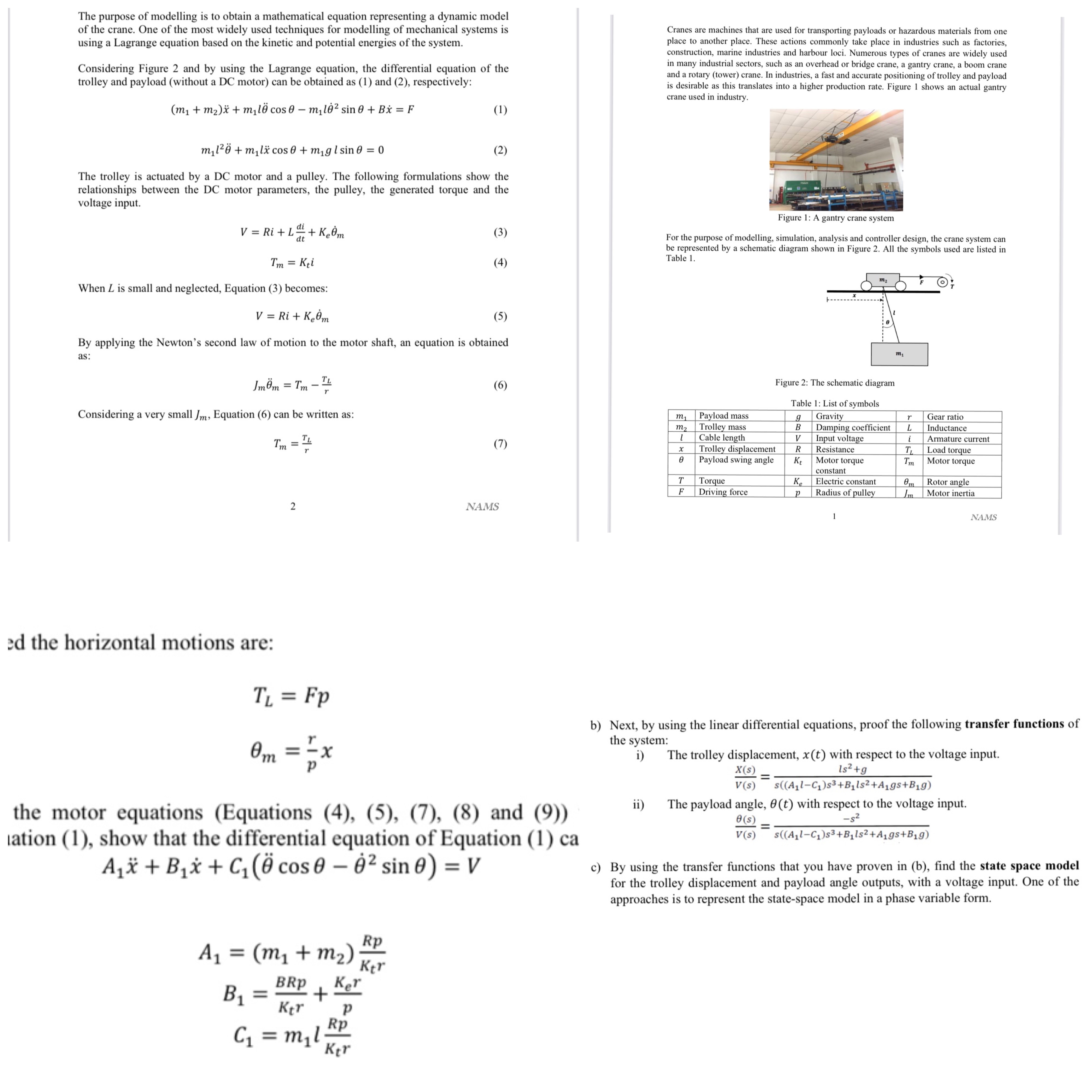Cranes are machines that are used for