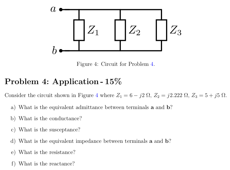 Figure 4 : Circuit tor Problem 4 . Problem 4 :