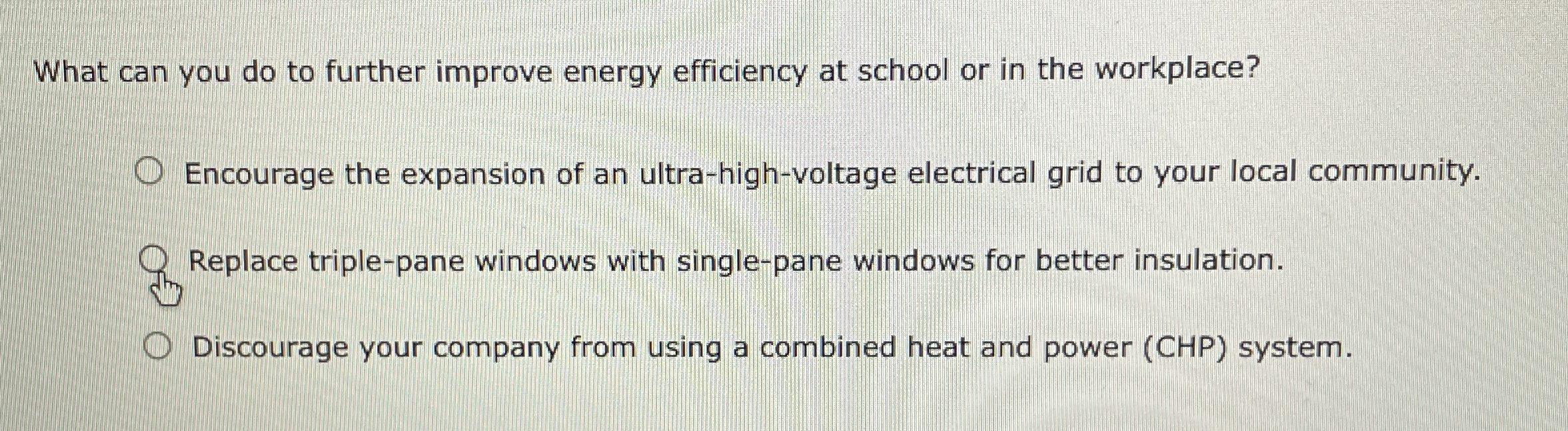 What can you do to further improve energy