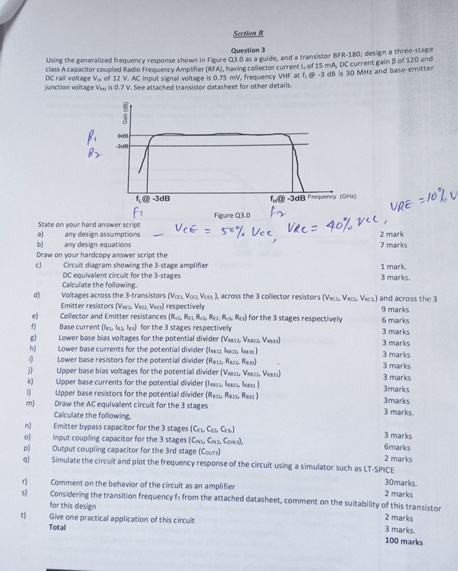 Soction R Question 3 Using the generalized