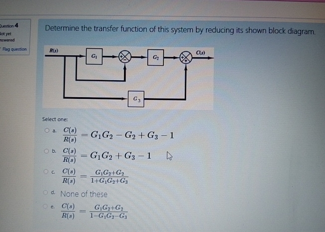 vestion 4 lot yet nswered Flag question Determine