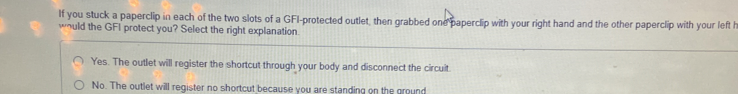 If you stuck a paperclip in each of the two slots