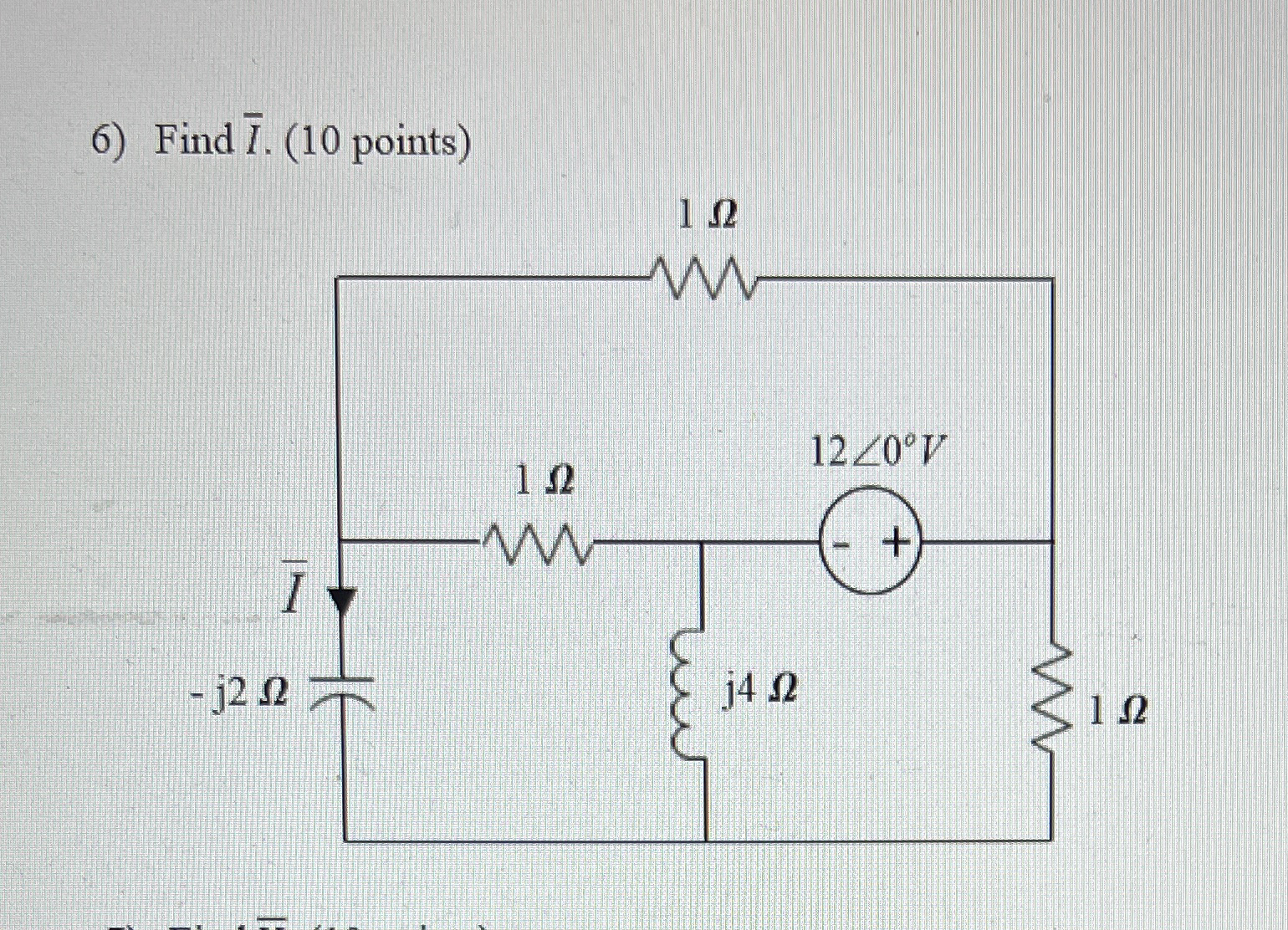 Find ? b a r ( I ) . Show all work and drawings.