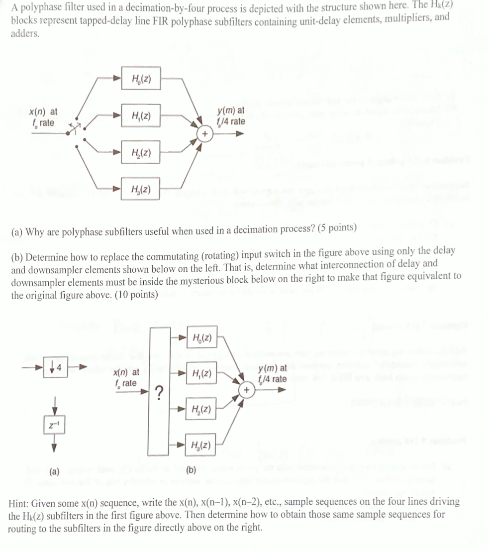 A polyphase filter used in a decimation - by -