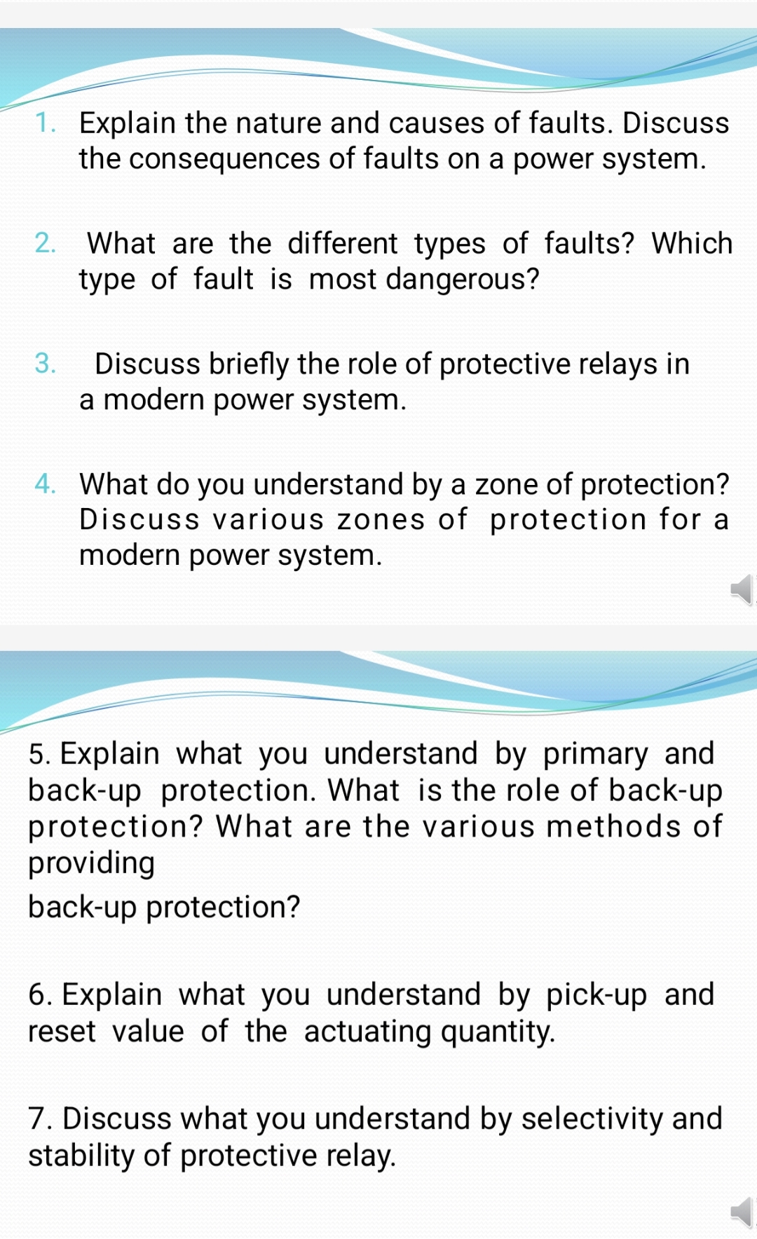 Explain the nature and causes of faults. Discuss