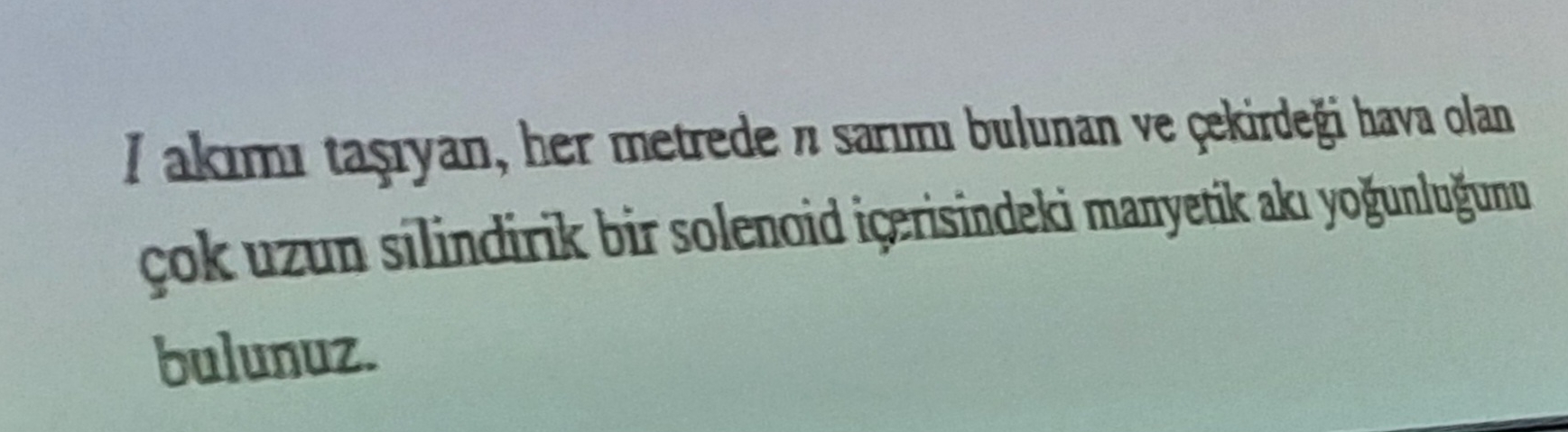 I alami ta iyan , her metrede n sanmm bulunan ve