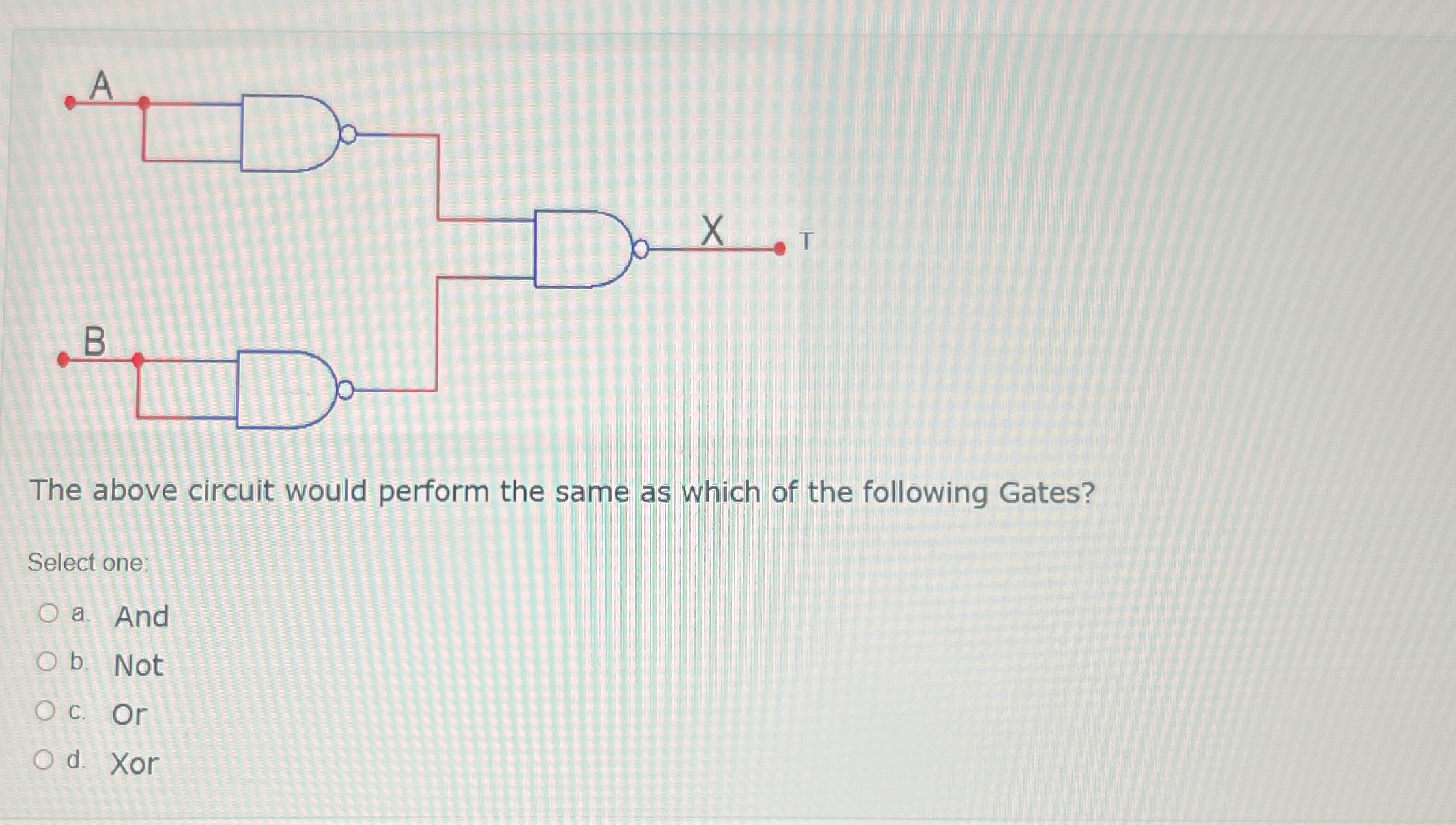 The above circuit would perform the same as which