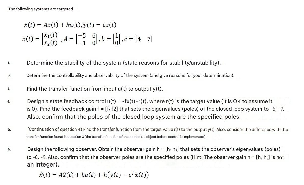 Please answer part 4 - 6 in detail.