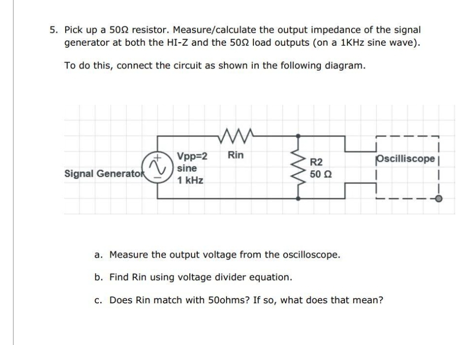 Pick up a 5 0 resistor. Measure / calculate the