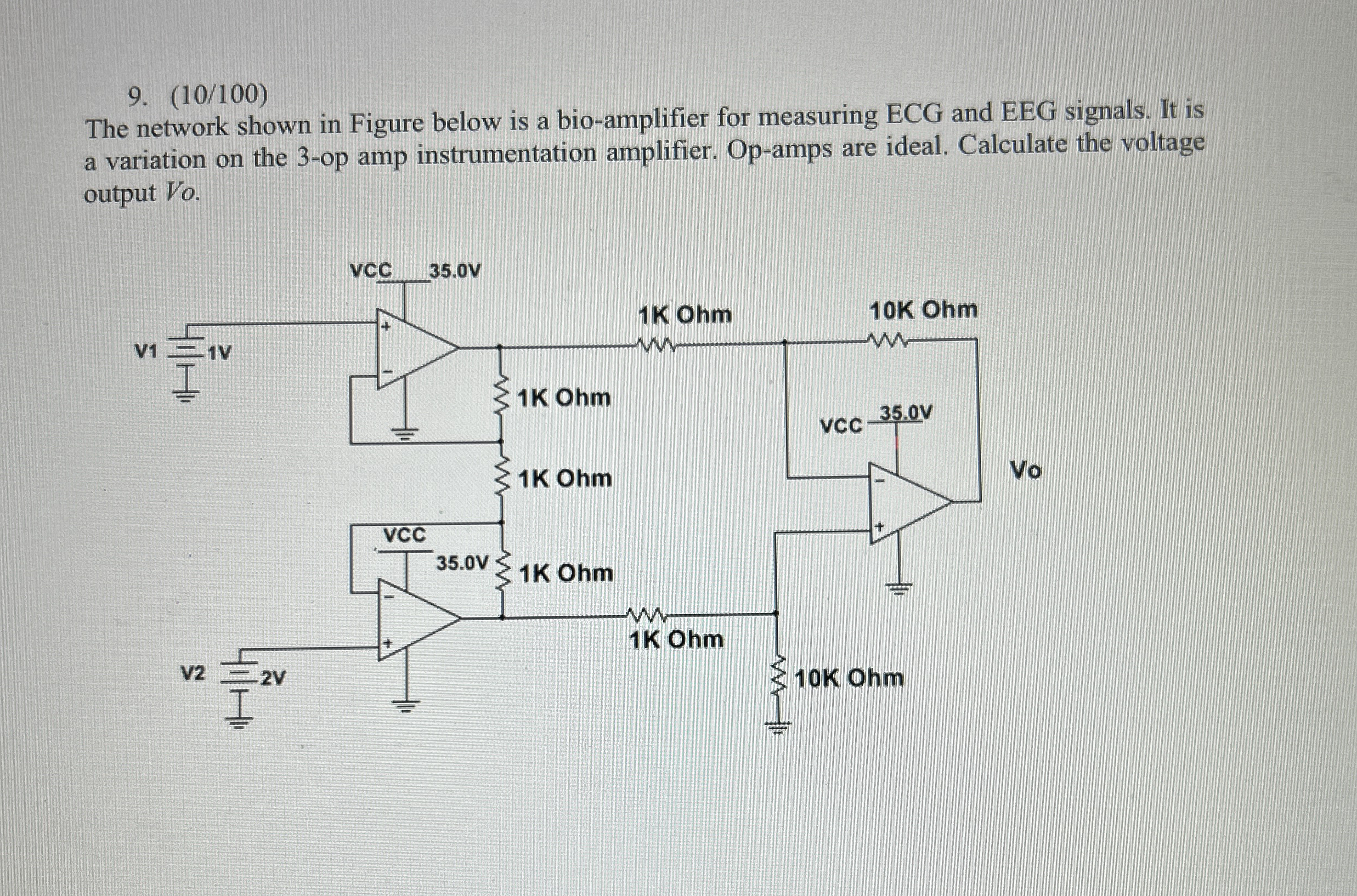 ( 1 0 1 0 0 ) The network shown in Figure below