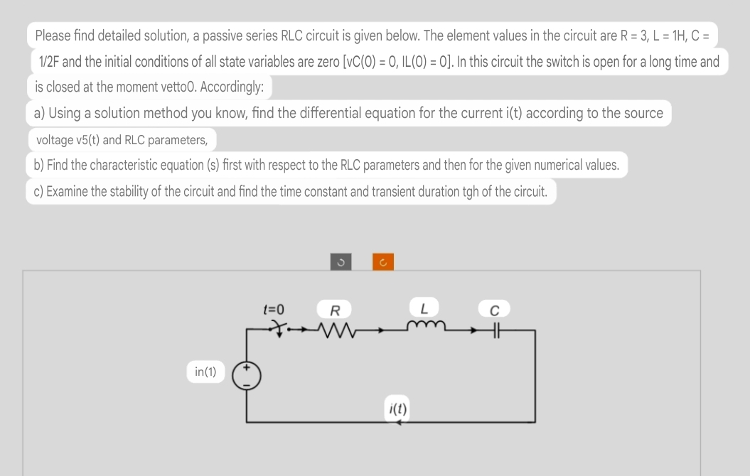 Please find detailed solution, a passive series