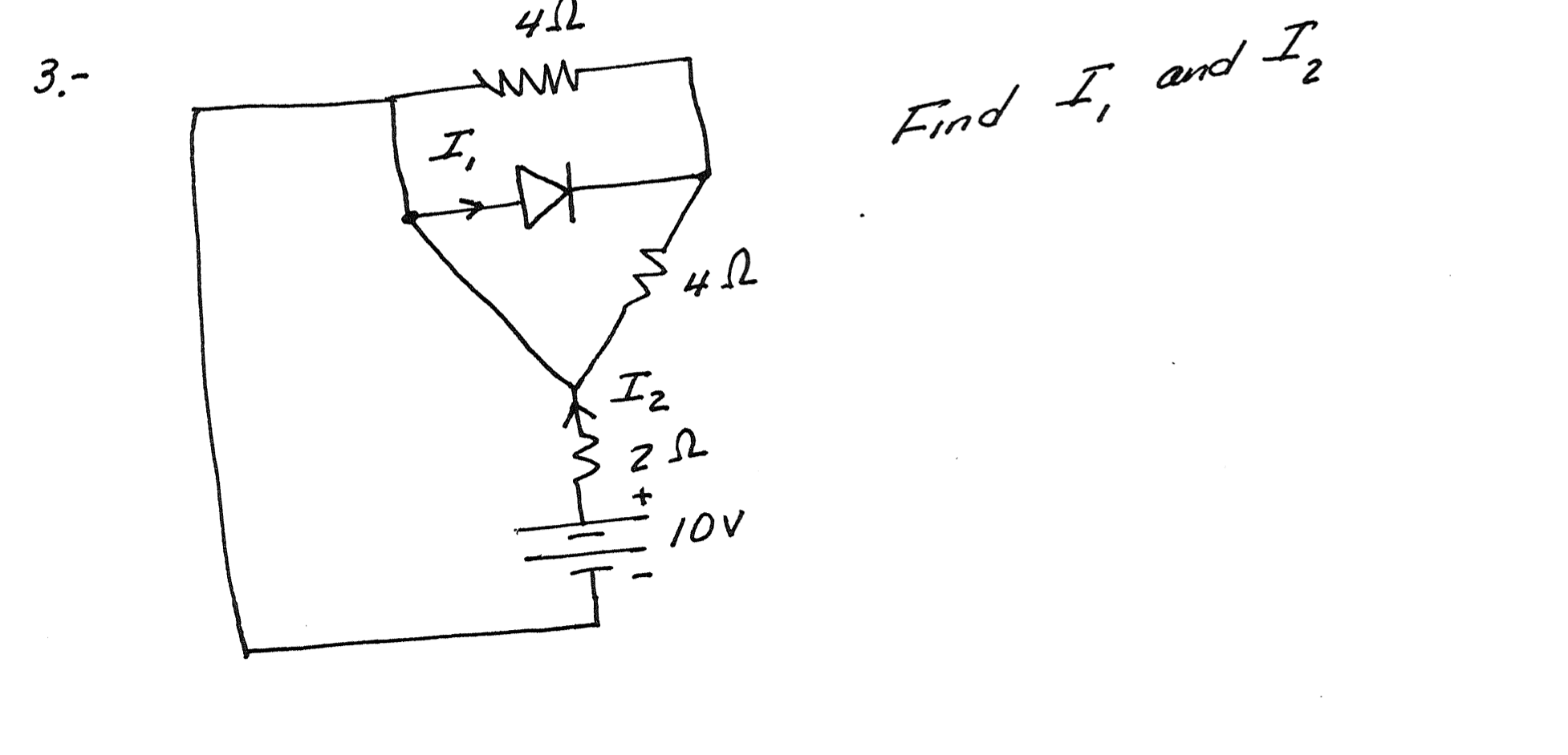 3 . - Find I _ ( 1 ) and I _ ( 2 )
