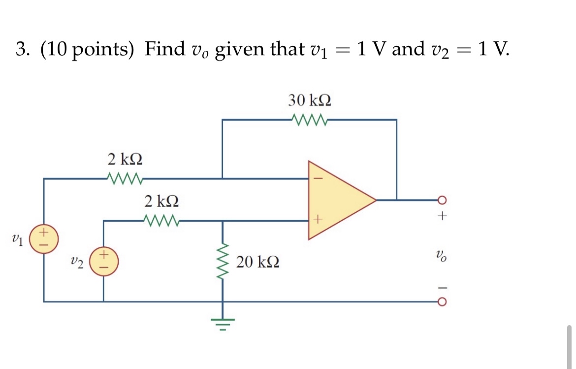 Find v o and i o in the following circuit. Find v