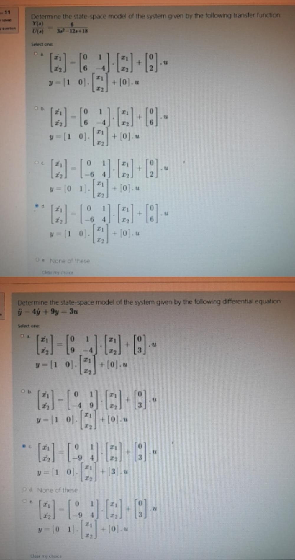 solve please the 2 question and choose only one