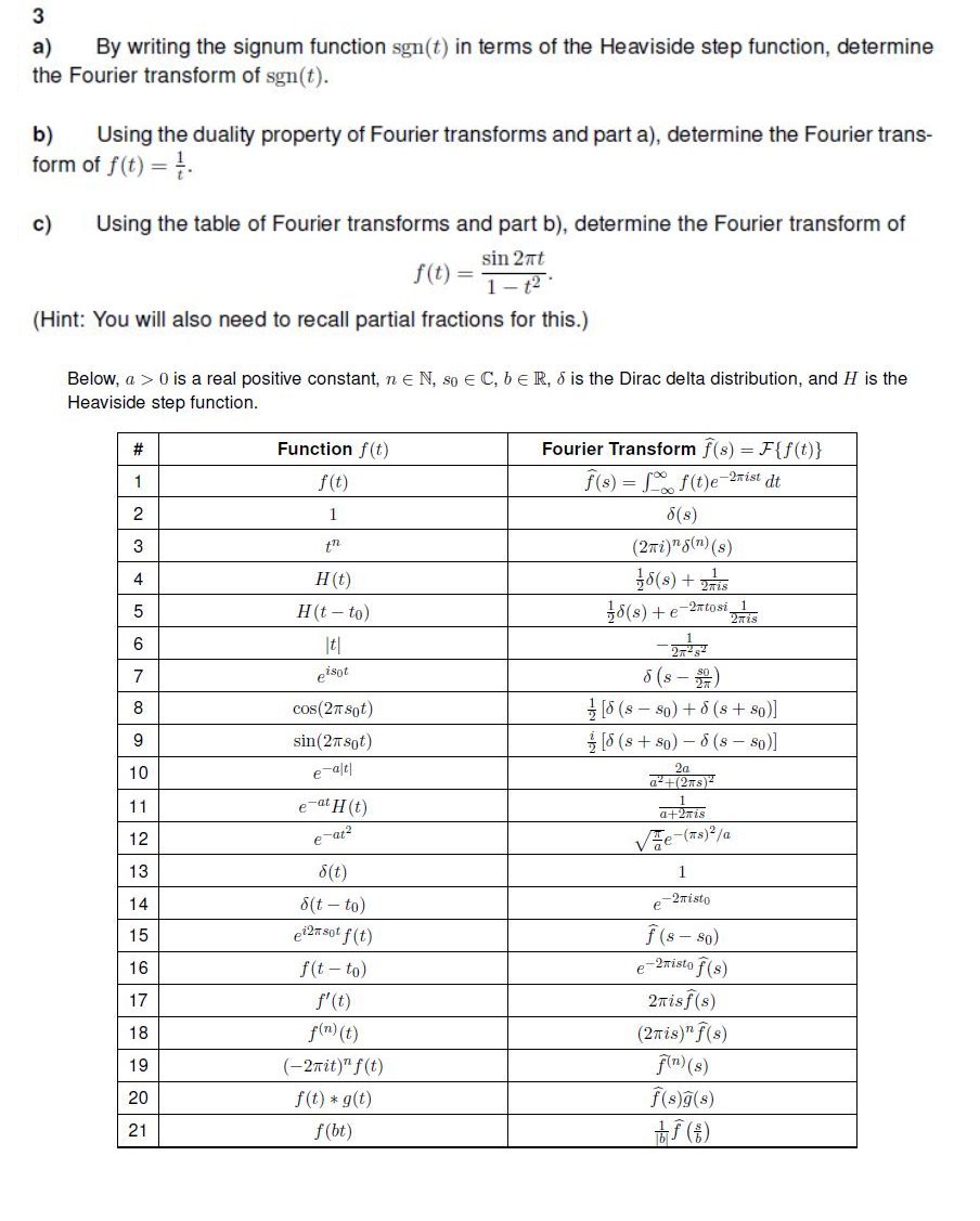 In c ) , do NOT use convolution. Here you should